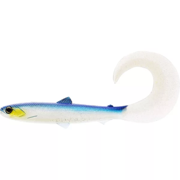 WESTIN BullTeez Curltail 10cm 6g Modrý Světlomet 2ks Plastová nástraha