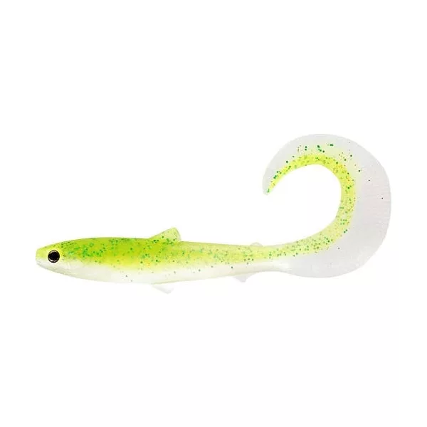 WESTIN BullTeez Curltail 8cm 3g Sparkling Chartreuse 3ks Plastová nástraha