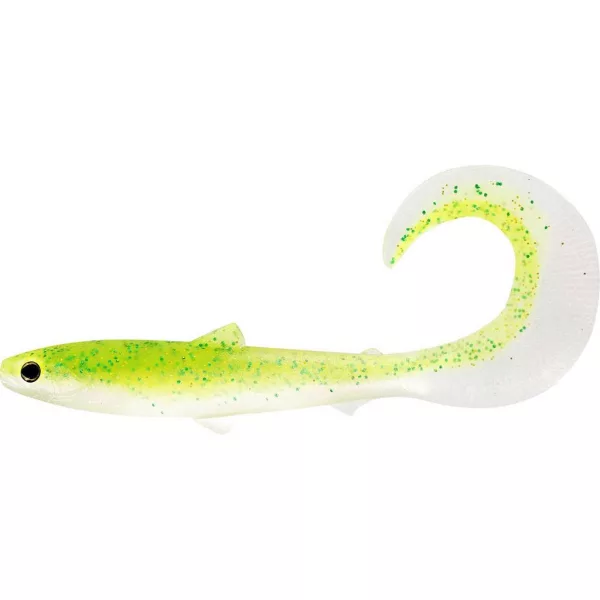 WESTIN BullTeez Curltail 14cm 15g Sparkling Chartreuse 2ks Plastová nástraha