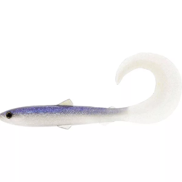 WESTIN BullTeez Curltail 10cm 6g Sparkling Blue Krabice s 60ks Plastová nástraha