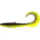 WESTIN BullTeez Curltail 10cm 6g Black/Chartreuse Krabice s 60ks Plastová nástraha