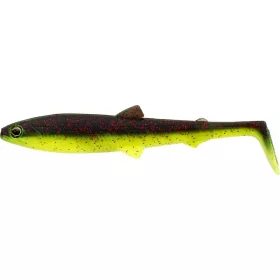   WESTIN BullTeez Shadtail 9,5cm 7g Black/Chartreuse Krabička s. Plastová nástraha