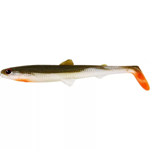 WESTIN BullTeez Shadtail 9,5cm 7g Bass Orange 2ks Plastová nástraha