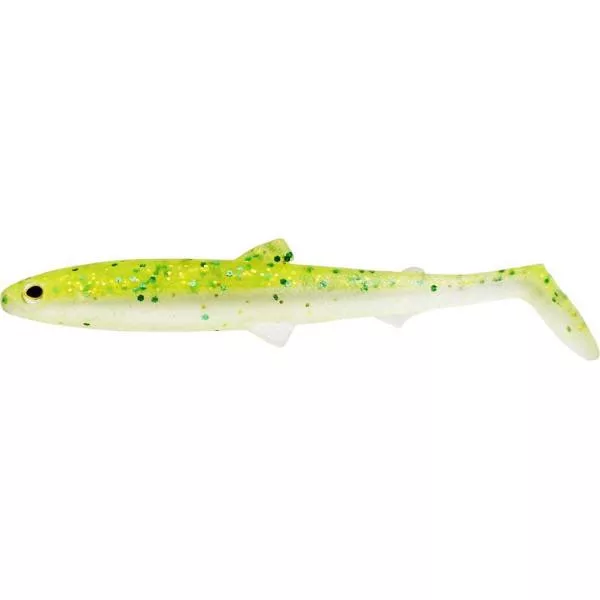 WESTIN BullTeez Shadtail 12,5cm 16g Sparkling Chartreuse 2ks Plastová nástraha