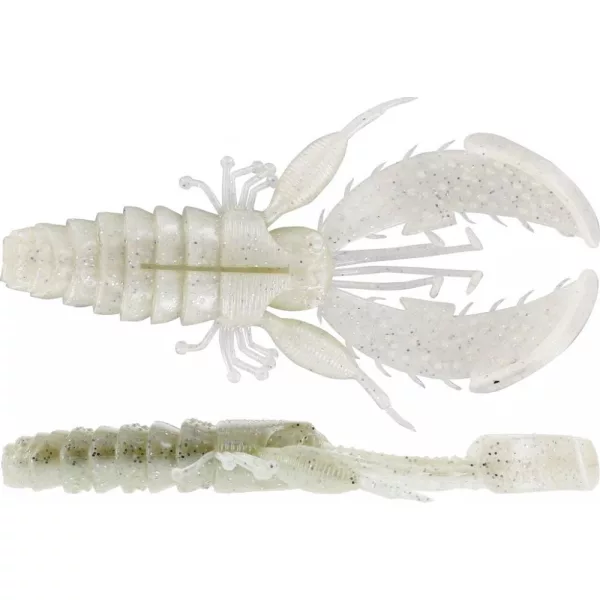 WESTIN CreCraw Creaturebait 10cm 12g Glow White 4ks Plastová nástraha