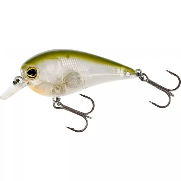 WESTIN BassBite 1.5 Squarebill 6cm 13g Plovoucí Průhledná Oliva Wobler
