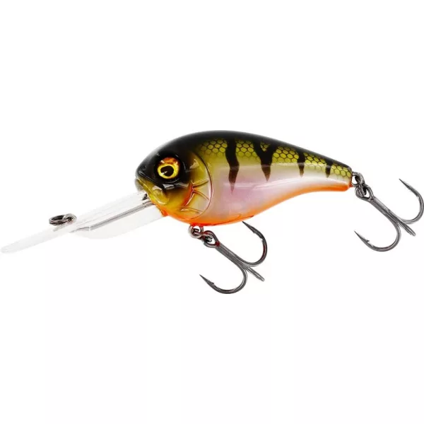 WESTIN MegaBite DR Crankbait 6cm 19g Plovoucí Bling Okoun Wobbler