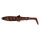 WESTIN BullTeez Shadtail 18cm 53g Motoroil Blood 1ks Plastová nástraha
