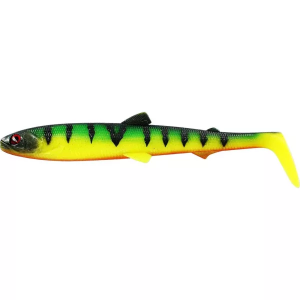 WESTIN BullTeez Shadtail 18cm 53g Tiger Perch 1ks Plastová nástraha