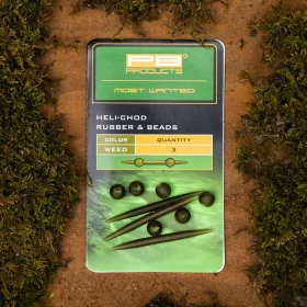   PB Products Heli-Chod Rubber&Beads Weed Gumiütköző és Gyöngy Készlet 3db