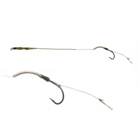   PB Products Combi Rig Stiff Curved Aligner 2 Fonott Előkötött Horog