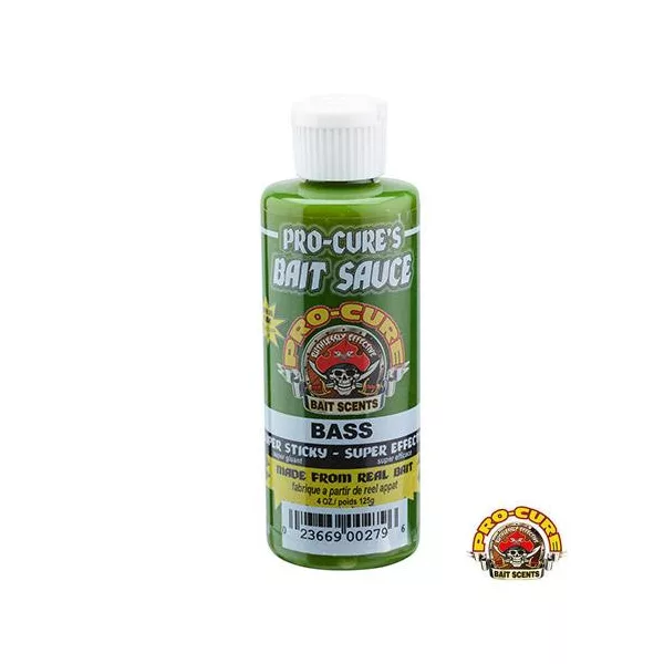 Pro Cure Bass Bait Sauce Umělá nástraha Aroma 125gr