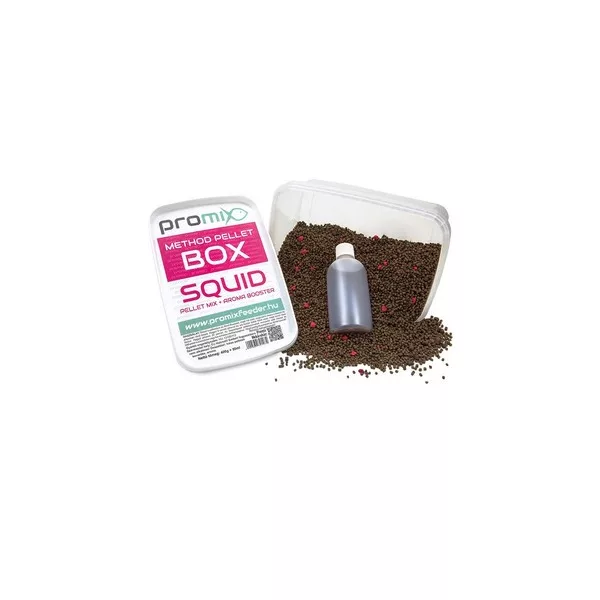 Promix Method Box na pelety Squid Krmná peleta 450gr