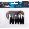 Mikado Twister 64mm Černá Gumová Nástraha 6ks