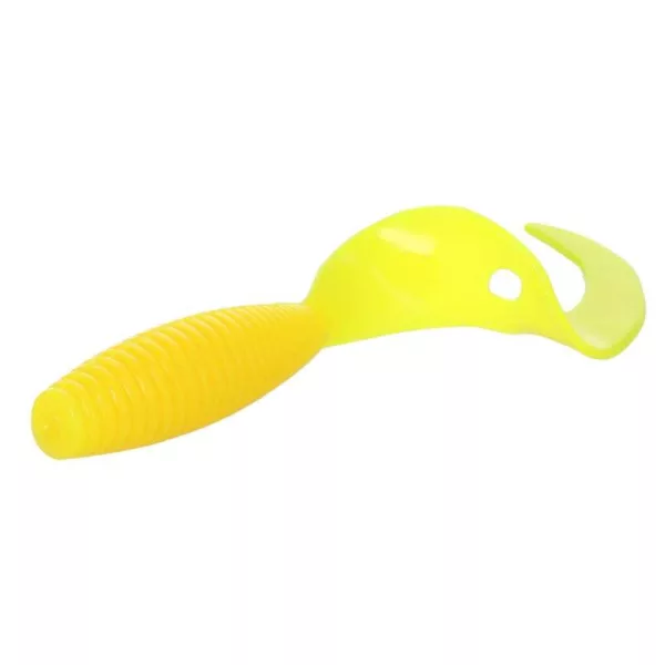 Mikado Twister 64mm Žlutá Gumová Nástraha 6ks