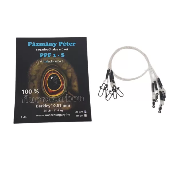 Pázmány Péter Berkley 100% Fluorocarbon Vláčecí návazec 0,51mm 25cm
