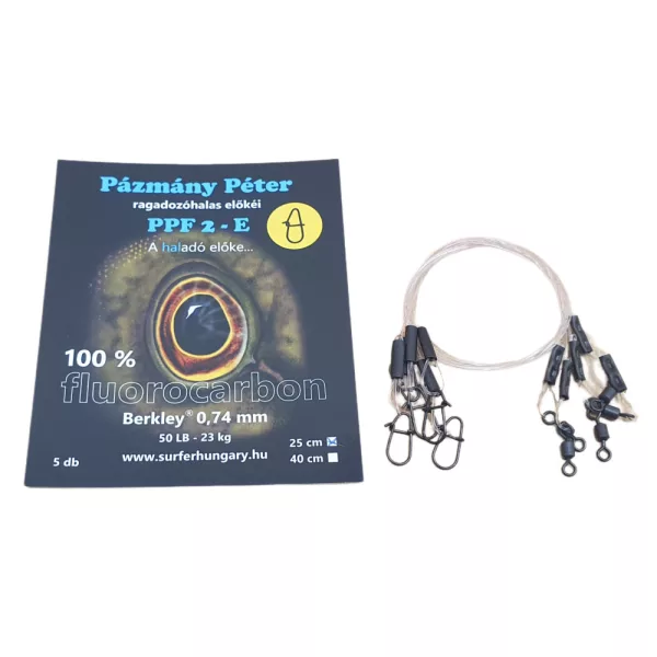 Pázmány Péter Berkley 100% Fluorocarbon Přívlačový návazec 0,74mm 25cm