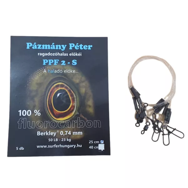 Pázmány Péter Berkley 100% Fluorocarbon Přívlačový návazec 0,74mm 25cm