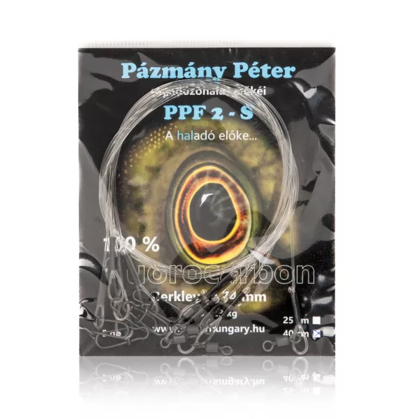 Pázmány Péter Berkley 100% Fluorocarbon Přívlačový návazec 0,74mm 40cm