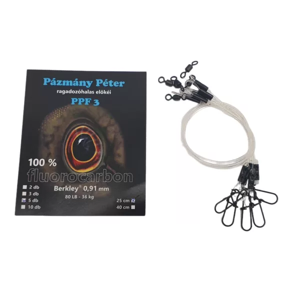 Pázmány Péter Berkley 100% Fluorocarbon Přívlačový návazec 0,91mm 25cm