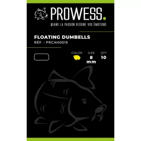 Prowess Dumbells Yellow 8mm 10ks