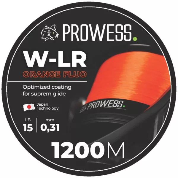 Prowess NYLON W-LR 0,27mm - 1200m - Orange - Oranžová