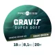 Prowess Gravi-T Super Soft X8 Tmavě zelená potápivá pletená návazcová šňůra 18lb 20m