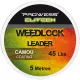 Prowess Weedlook Leader Line 45lb 5m Hnědá předšňůra