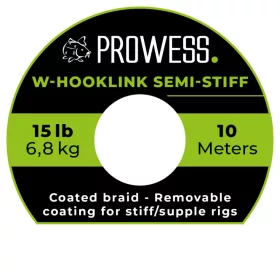   Prowess TRÉSSÉ W-HOOKLINK SEMI-STIFF pletená šňůra na návazce 0,35mm