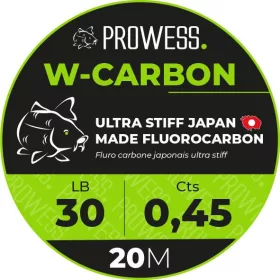 Prowess W-Carbon 20m 0,30mm Návazcový vlasec na kapry