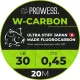 Prowess W-Carbon 20m 0,30mm Návazcový vlasec na kapry