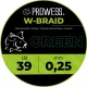 Prowess W-BRAID Pletená hlavní šňůra 0,25mm
