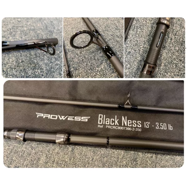Prowess Black Ness 3,90m 3,50lb 2dílný Kaprový Prut