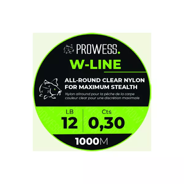 Prowess W-LINE 0,30mm Boilie Hlavní vlasec / Vlasec