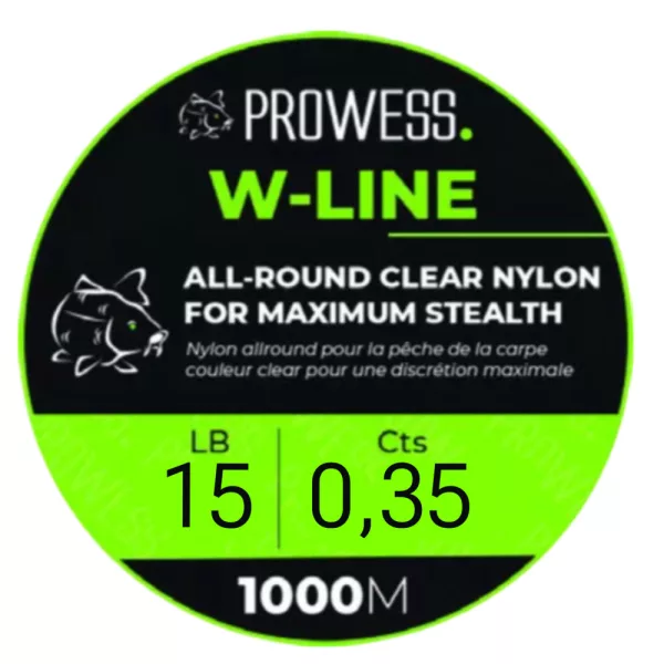 Prowess W-LINE 0,35mm Boilie Hlavní vlasec / Vlasec