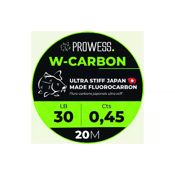 Prowess W-CARBON 0,30mm Fluorocarbonový vlasec / Návazcový vlasec na boilies