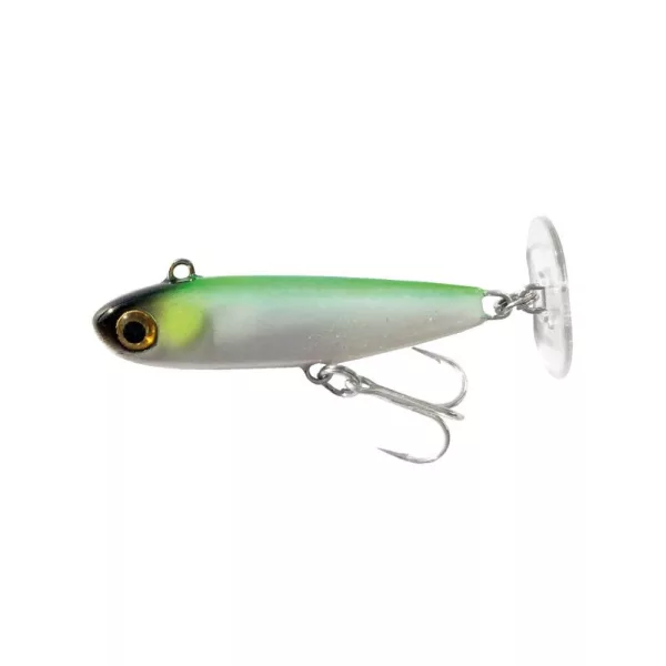FIIISH Power Tail 38mm - Rychlý - 6,4g - Wasabi Ayu - UV Tailspin
