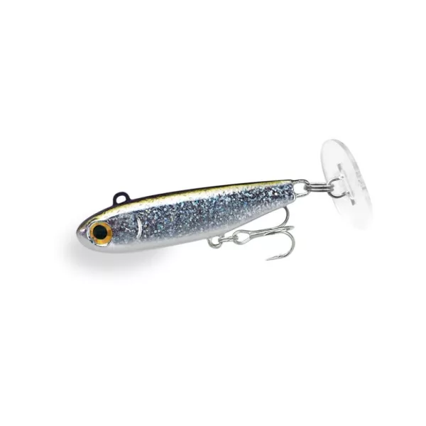 FIIISH PowerTail - Velmi rychlý - 10g, 38mm - Stříbrný třpyt Tailspin