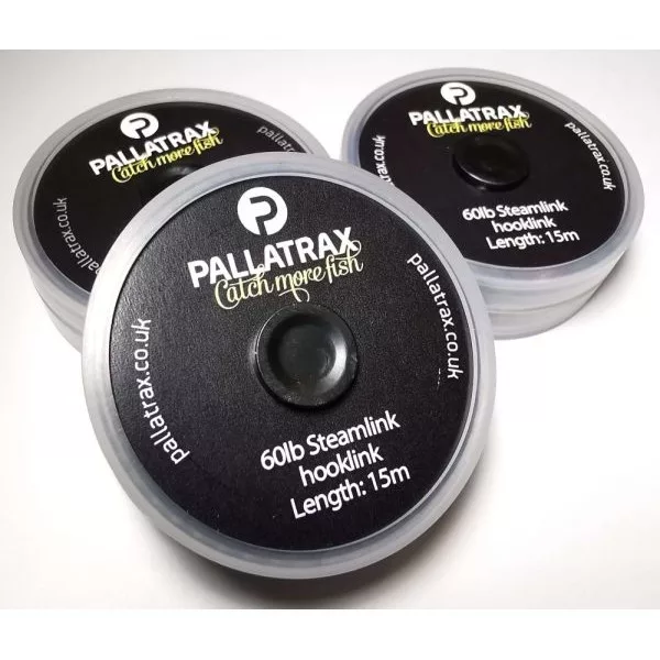 Pallatrax Hooklinks 25lb Steamlink 15m Návazcový vlasec