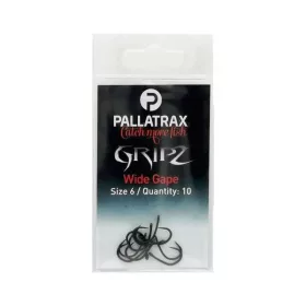   Pallatrax Gripz Wide Gape 8 Háček s očkem a bez protihrotu 10ks
