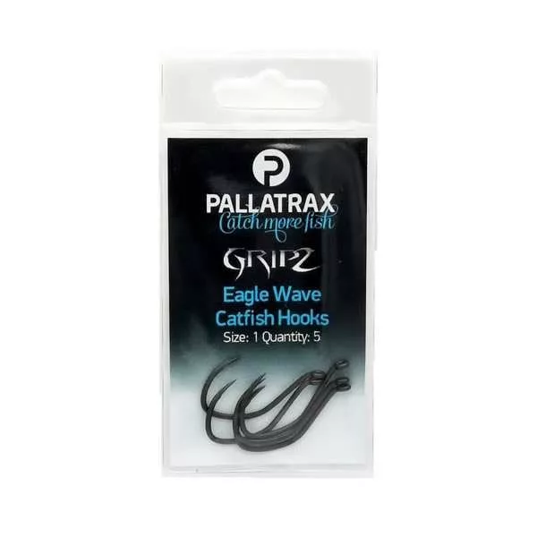 Pallatrax Gripz Catfish Hooks 1 Očko, Bezprotihrotový sumcový háček 5ks