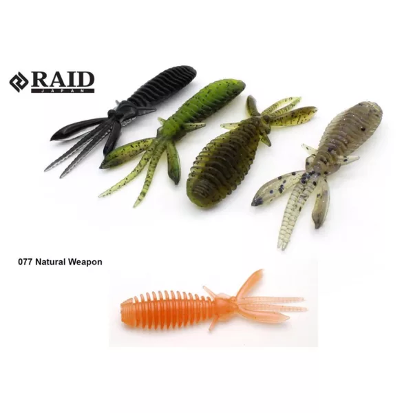 Raid Egubug 6,3cm 077 Natural Weapon Plastová nástraha 8ks