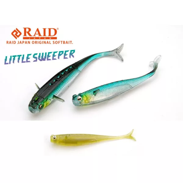 Raid Little Sweeper 6,3cm 072 Stealth Fish Gumová nástraha 8 ks