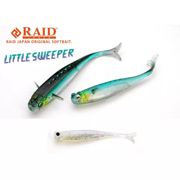 Raid Little Sweeper 6,3cm 074 Ice Killer Gumová nástraha 8 ks