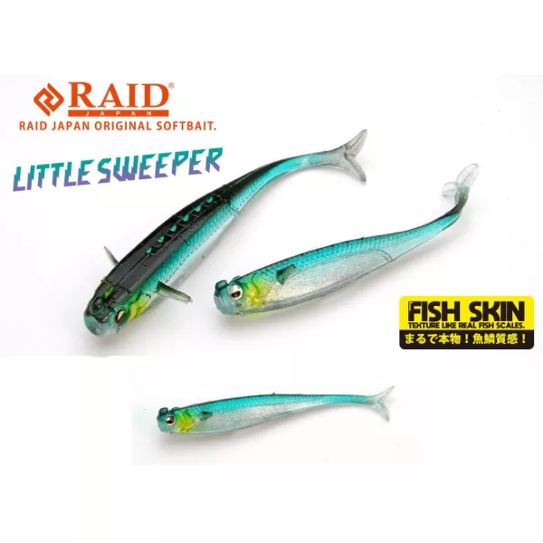Raid Little Sweeper Fish Skin 6,3cm 082 Hustler Gumihal 8db