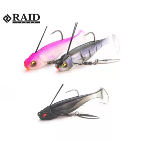 Raid Head Swimmer Libero 10gr 001 Sikkoku gumová ryba 2ks