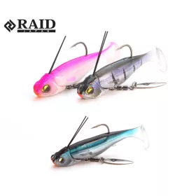 Raid Head Swimmer Libero 10gr 003 Ice Black gumová ryba 2ks
