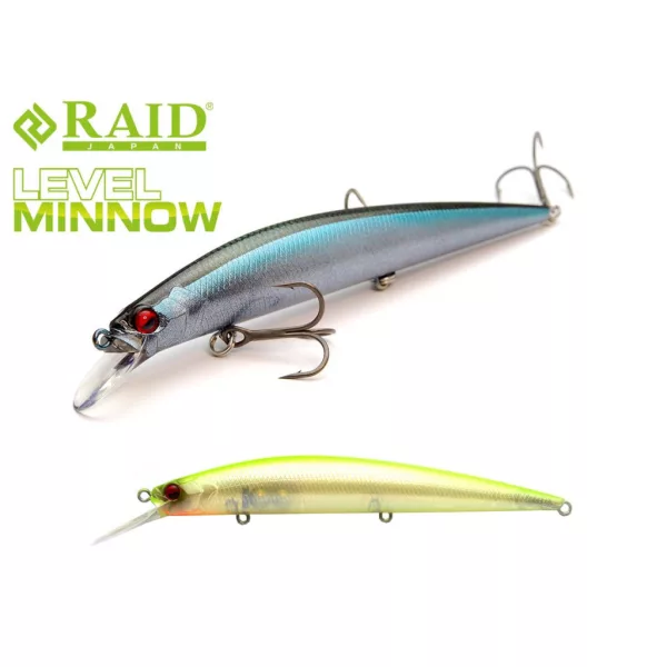Raid Level Minnow 12,5cm 14gr 022 Pearly Chart Wobler