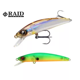   Raid Level Minnow Quick72 7,2cm 5,2gr 018 Sukeru Lime Chart Wobler