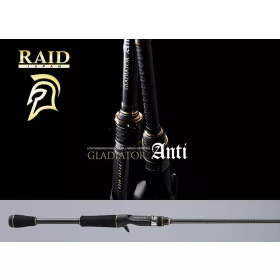   Raid Gladiator Anti Cast GA-65PBF Power Bait Finess 1,95m 5-10,5gr 1 Dílný Casting Spinningový prut